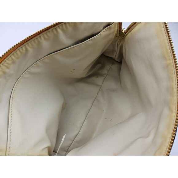 Coach Leather Zipper Cosmetic Makeup Bag Pouch Clutch Purse - Picture 7 of 7